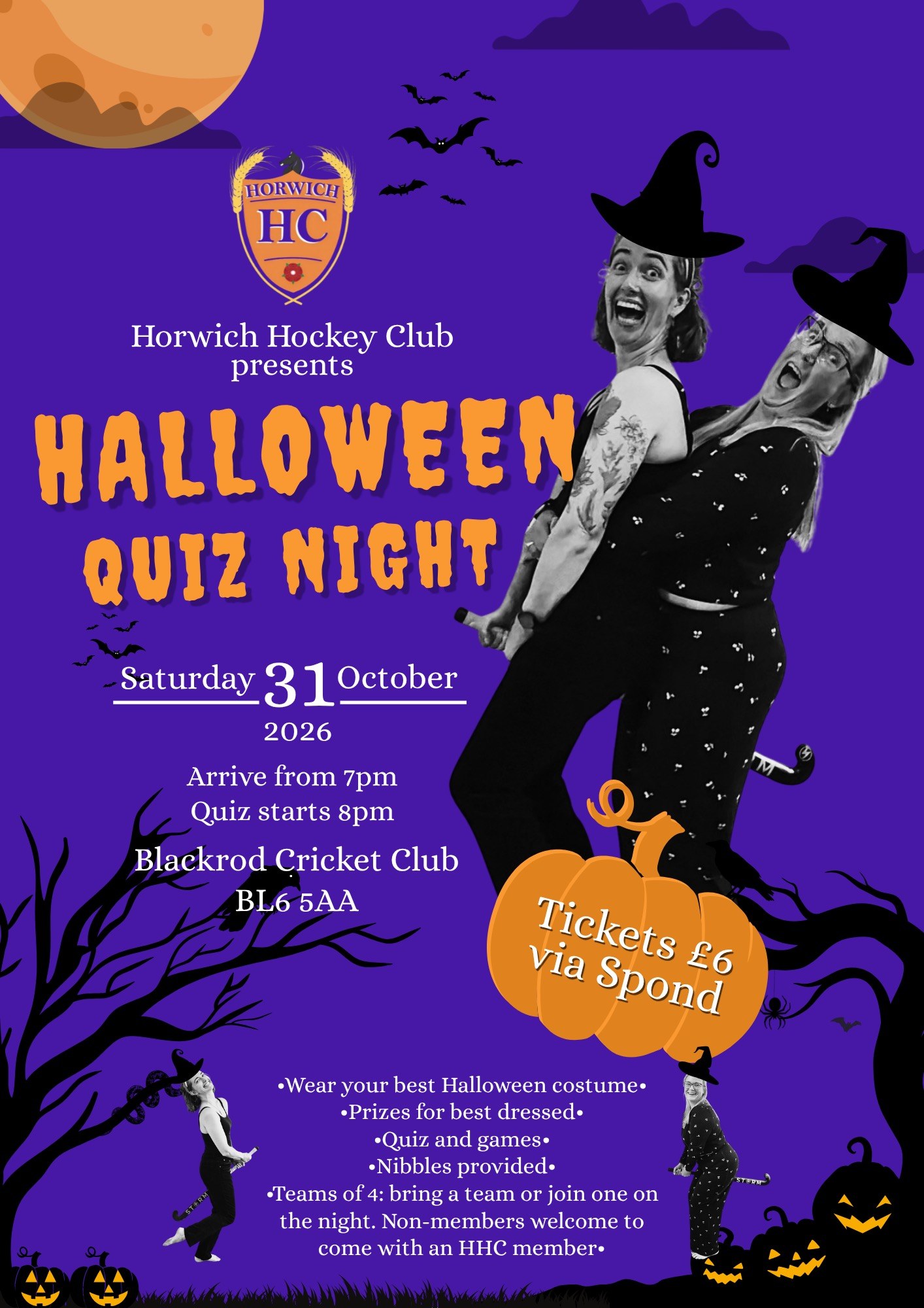 Halloween Quiz Night poster
